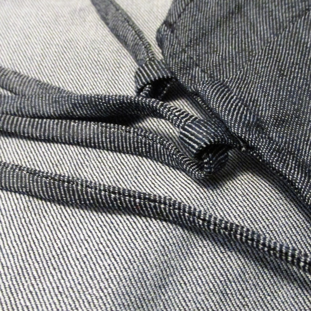 Sale.. Wide Leg Open Back Denim Jumpsuit - Picture 6 of 7